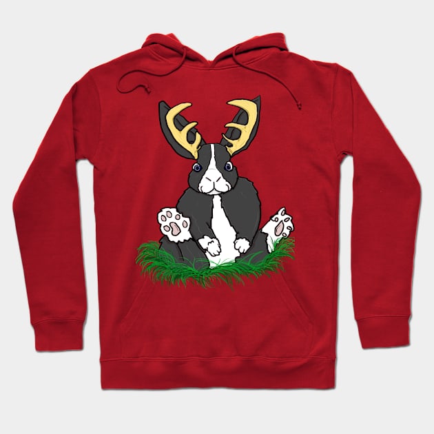 Dutch Jackalope Hoodie by KatsMind